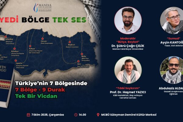 “Yedi Bölge, Tek Ses: Filistin Sözlüğü” Programı Manisa’da